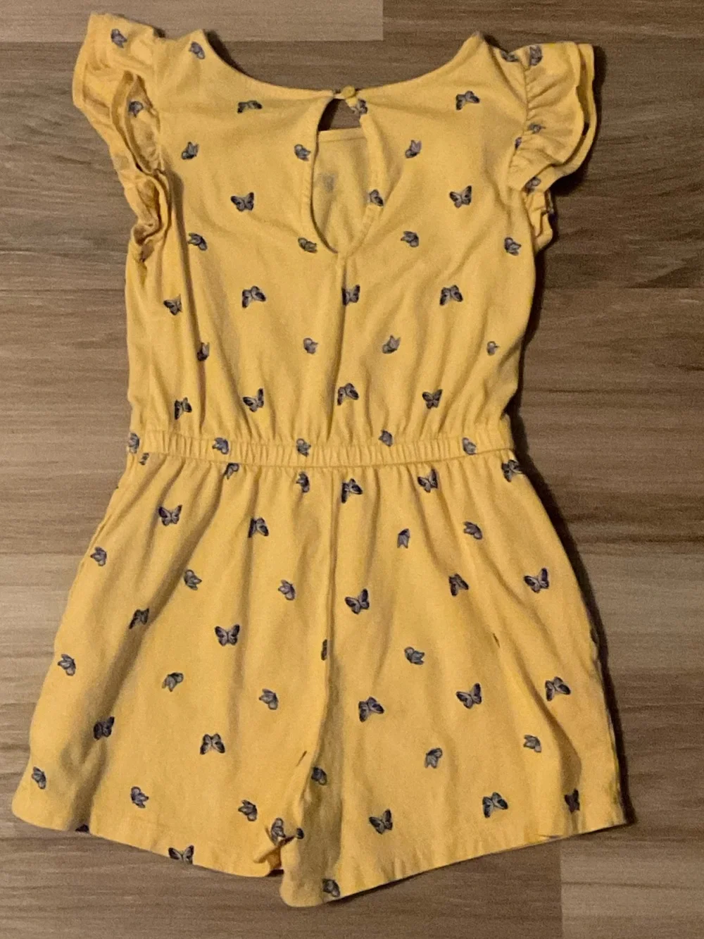 Old Navy | Yellow Butterfly Print Kids Romper